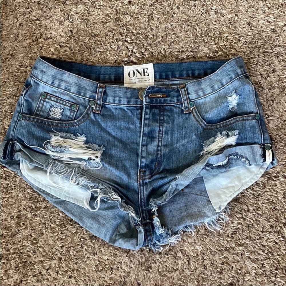 One Teaspoon bandit denim shorts